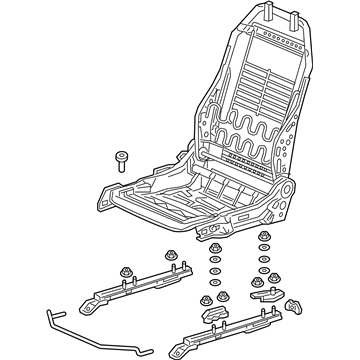 Honda 81126-TBJ-A01 Frame, R. FR. Seat