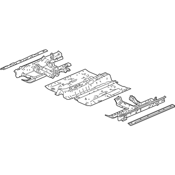 Honda Accord Hybrid Floor Pan - 65100-TWA-305ZZ