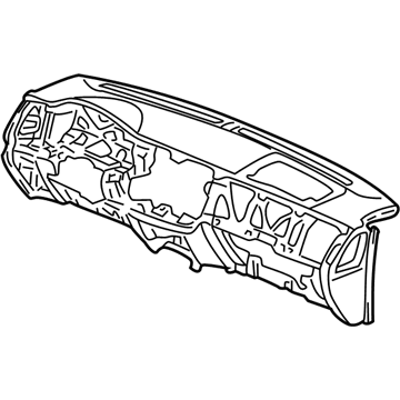2002 Honda Civic Instrument Panel - 77101-S5A-A01ZC
