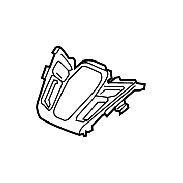 Honda 77259-THR-A01ZB Garnish Assy., Center *NH863L* (GRAPHITE GUN METALLIC)