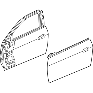 Honda 67050-SDN-405ZZ Panel Comp L FR Door