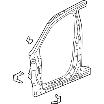 Honda 63510-T6Z-305ZZ Stiffener, L. (Outer)