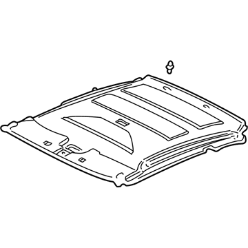 Honda 83200-S5P-A41ZA Lining Assy., Roof *NH293L* (SEAGULL GRAY)