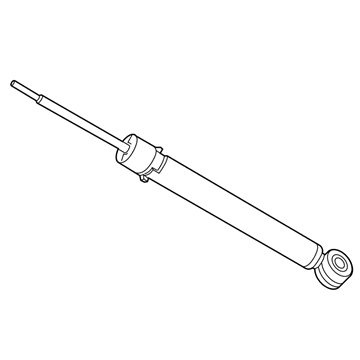 Honda 52621-TBF-A01 Shock Absorber Unit, Left Rear