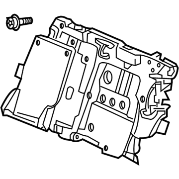 Honda 81788-S9V-A21ZB Panel, L. Middle Seat Center Table *NH361L* (CF GRAY)