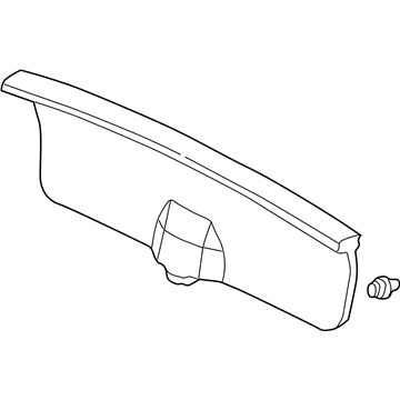 Honda 84440-S03-000ZC Lining Assy., Tailgate *NH264L* (CLASSY GRAY)