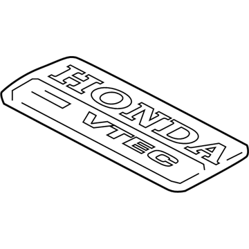 Honda 17125-RYP-A00 Emblem, Intake Manifold Cover
