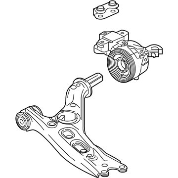 Honda 51350-TLA-A70 Lower Arm Complete, Front