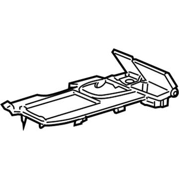 Honda 77296-TA0-A01ZA Panel Assy., Console *NH167L* (GRAPHITE BLACK)