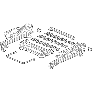 Honda 81136-SDA-A01 Frame, R. FR. Seat Cushion