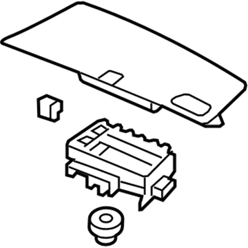 Honda 77820-T1W-A81ZA Set, As Module (Graphite Black)