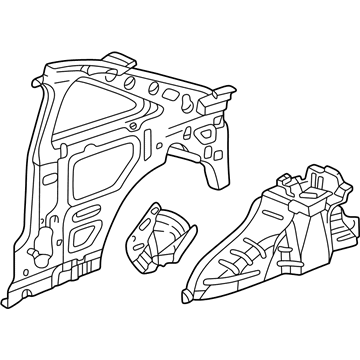 Honda 64300-S82-A03ZZ Panel, R. RR. Inside