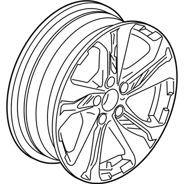 Honda 42700-TLA-A77 Disk (17X7) (1/2J)