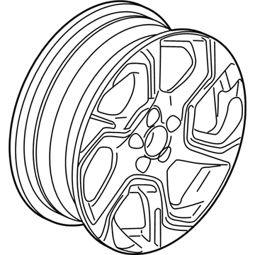 Honda 42700-TLA-A93 W-DISK (19X7 1/2J)