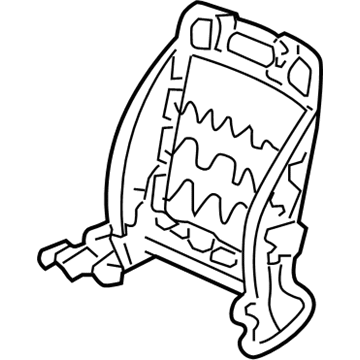 Honda 81126-S9A-A41 Frame, R. FR. Seat-Back