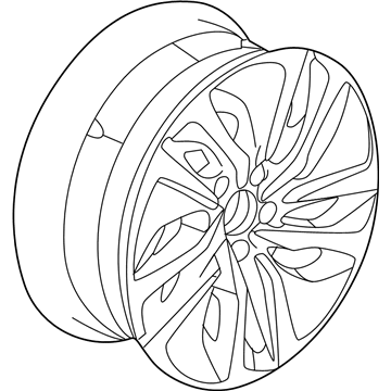 Honda 42800-TWA-AA1 Wheel (17X7) (1/2J)