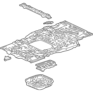 Honda 04655-S0X-A10ZZ Panel Set, RR. Floor