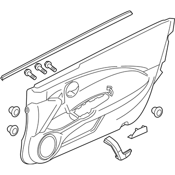 Honda CR-Z Door Trim Panel - 83500-SZT-A11ZA