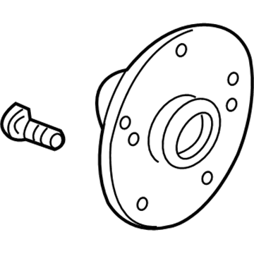 Honda 44600-T2A-A00 Hub Assembly, Front