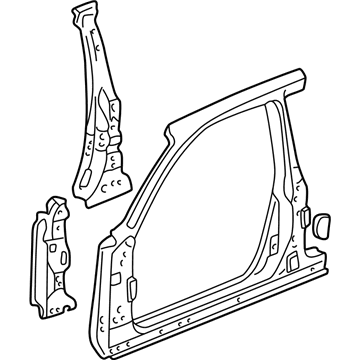 Honda 04645-S52-A00ZZ Panel Set, L. FR. (Outer)