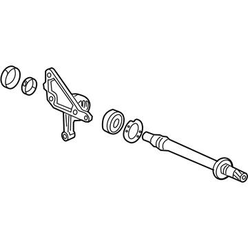 Honda 44500-TZ3-A01 Shaft Assembly, Half