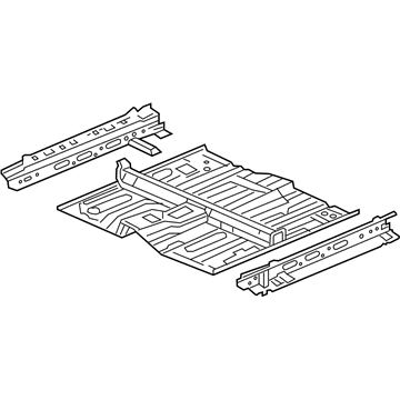 Honda 65100-TS8-A00ZZ Floor, FR.