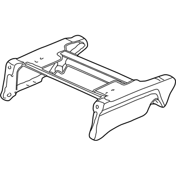 Honda 81275-S0X-A12ZA Riser Assy., R. FR. Seat *G49L* (LIGHT FERN GREEN)