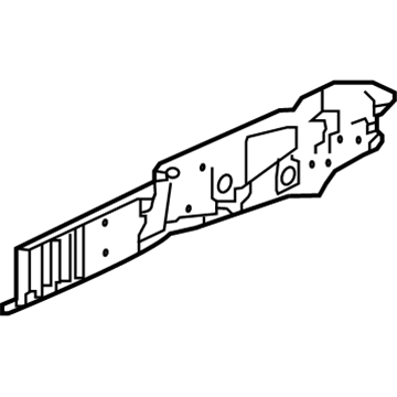 Honda 60912-T5R-A00ZZ Plate, L. FR. Side Back