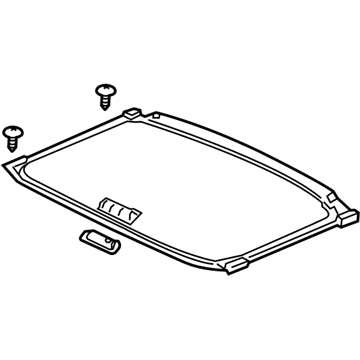 Honda 70600-TR0-J11ZD Sunshade Assy. *YR416L* (MAX IVORY)