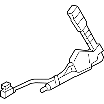 Honda 04813-SNA-A01ZA Buckle Set, R. FR. Seat Belt *NH598L* (ATLAS GRAY)