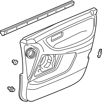 1999 Honda Odyssey Door Trim Panel - 83500-S0X-A11ZB