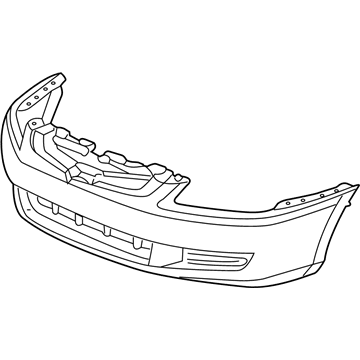 Honda 04711-SDN-A81ZZ Face, Front Bumper (Dot)