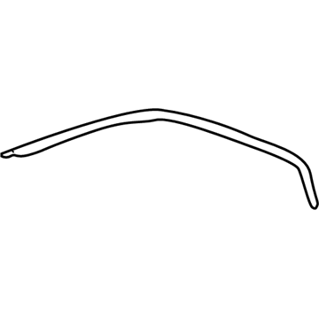 Honda 67826-S5A-003 Tape, R. RR. Door (Upper) (Outer)