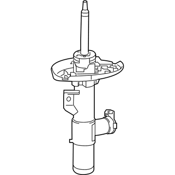 Honda 51611-TBF-A01 Shock Absorber Unit, Right Front