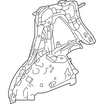 Honda 64300-T5R-315ZZ Panel Comp R, RR.