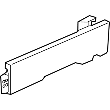 Honda 81319-SHJ-A01ZH Cover, R. RR. Middle Seat Riser (Inner) *NH686L* (LIGHT WARM GRAY)