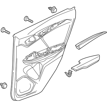 Honda Fit Door Trim Panel - 83750-T5A-A12ZA