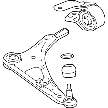 Honda 51360-T6Z-A10 Lower Arm Complete, Front