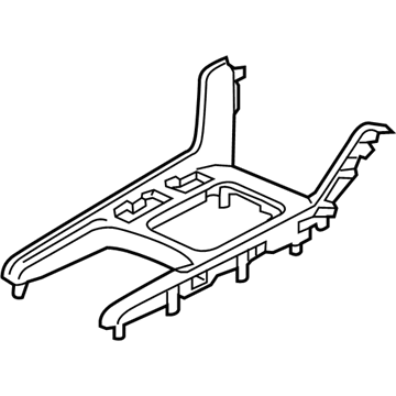 Honda 77298-TVA-A11ZB Panel Assy., Center Console *NH869L* (MT) (GRAND BONHEUR SILVER)