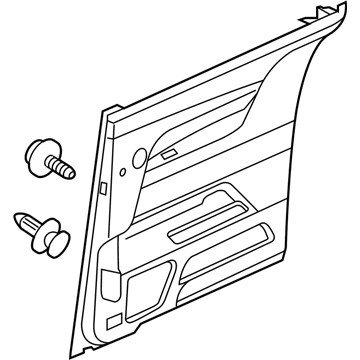 Honda Odyssey Door Trim Panel - 83751-TK8-A05ZB