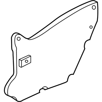 Honda 72861-S04-000 Seal, L. RR. Door Hole