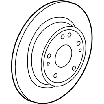 Honda 42510-T7W-A02 Disk, Rear Brake