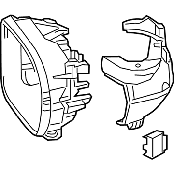 Honda 76205-T7W-A61 HOUSING SET, R.