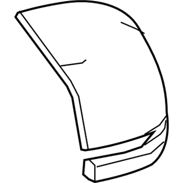 Honda 76201-T1W-A01ZV Cap, Passenger Side Skull (Lunar Silver Metallic)