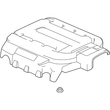 Honda 17121-5G0-A00 Cover Assembly, Engine