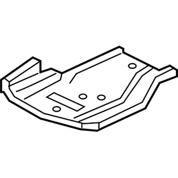 Honda 60450-T7W-X00ZZ Plate Complete Right, Lower