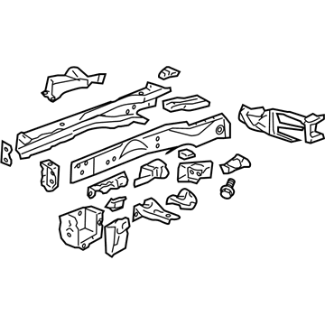 Honda 60910-S5T-A01ZZ Frame, L. FR. Side