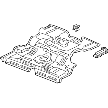 Honda 04655-S01-A00ZZ Panel Set, RR. Floor