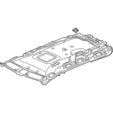 Honda 83201-TK8-A52ZA Lining, Roof *NH556L* (GRAYGE)