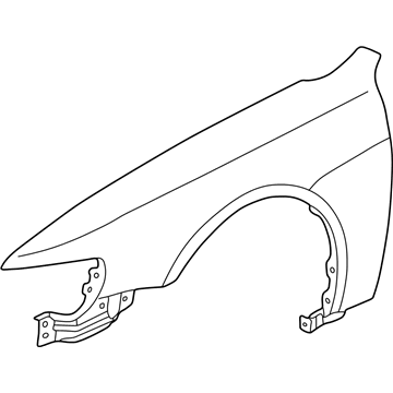 Honda 60261-S82-A90ZZ Panel, Left Front Fender (Dot)